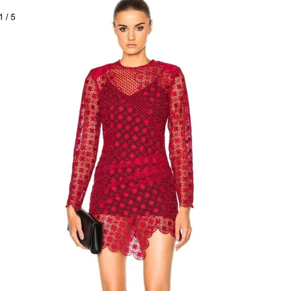SELF-PORTRAIT
Strike Mini Dress - Picture 1 of 6